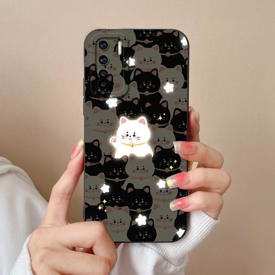For Oppo F15 F17 Pro Phone Case Coconut Tree Soft Smooth Liquid Silicone Bumper For Oppo F 15 F 17 Camera Protection Back Cover