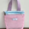 Mesh Makeup Bag Hanging Portable Bag Travel Handbag Portable Toiletry Storage Bag For Bathroom Outdoor Women