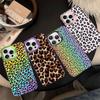 Classic Leopard Cheetah Phone Case For IPhone 17 16 15 14 13 12 11 Pro Max Plus Color Silver Cover