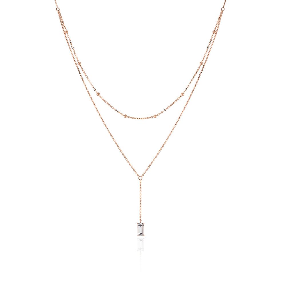 Lloyd Drop Layered 14K Necklace Lnn22031G