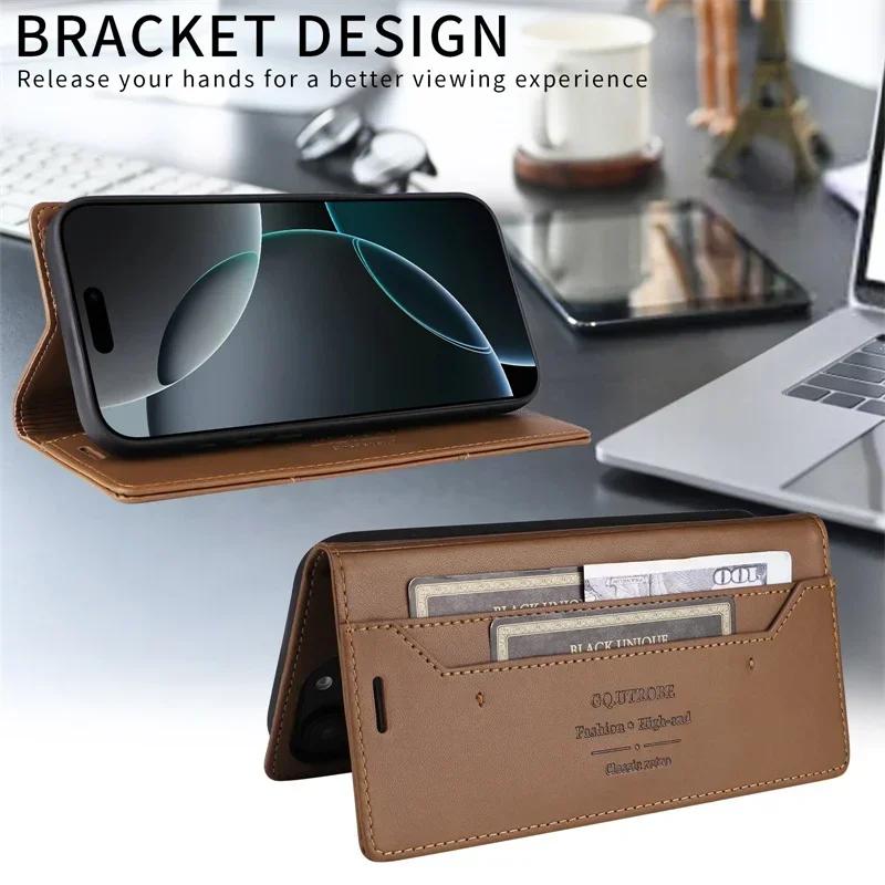 Flip Leather Wallet Card Phone Case for Sony Xperia 10 VI 1 V 5 III Magnetic Book Bag Cover For Sony Xperia 1 II 5 IV 10 V Coque