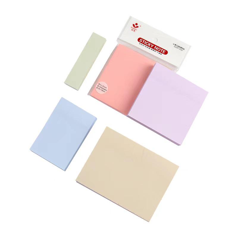 Morandi Colored Sticky Notes - Strong Adhesive, Small Strips for Students, Pure Color Memo Papers