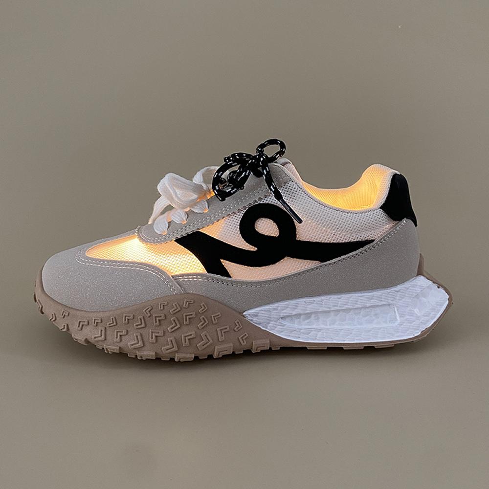 Women's Casual Outdoor Lace Up Sport Shoes 2025 Spring Autumn Designer Korean Round Toe Sneakers Vulcanized Shoes Tenis De Mujer