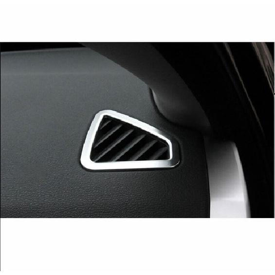 Instrument L&R Air Outlet Vent Trim For BMW X5 X6 F15 F16 2014-2018 Matte Silver