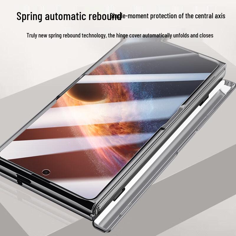 Honor Magic V6 Leather Case with Integrated Screen & Lens Stand
