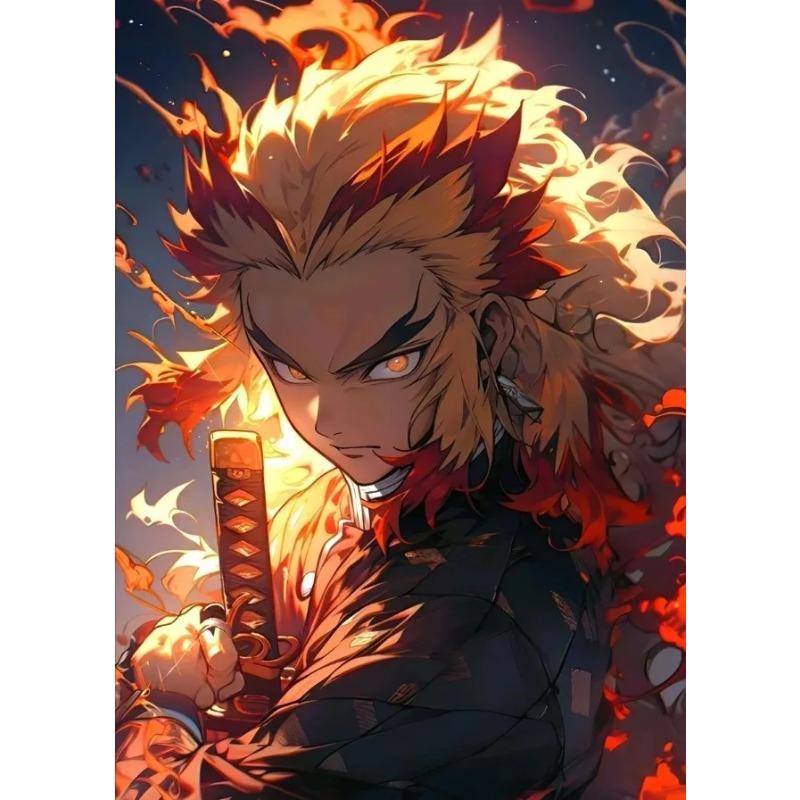 Demon Japanese Popular Classics Anime Character Posters Canvas Printing Wall Art Picture for Living Room Home Decor Gifts