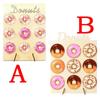 1 ADET 40X30cm Ahşap Duvar Askısı Donut Şeker Tatlı Rafı Standlı Düğün Parti Dekoru Bebek Duşu Süslemesi