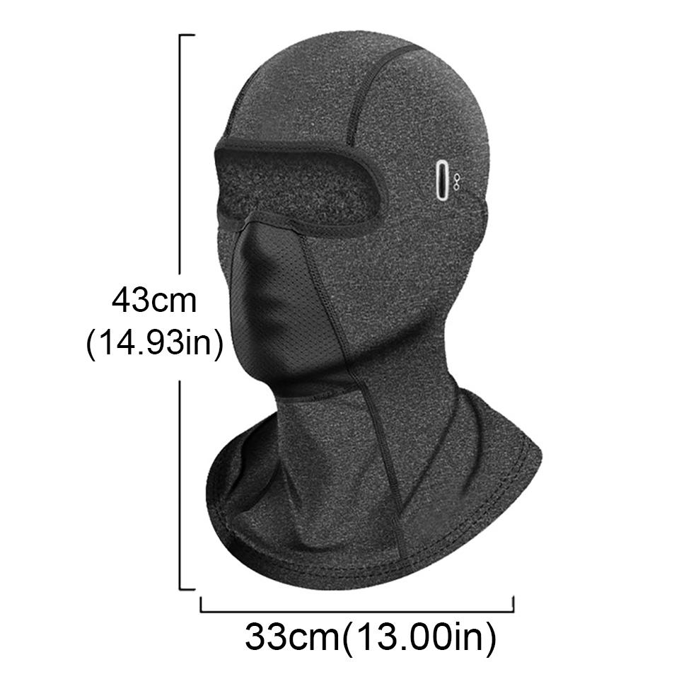 Loogdeel Warm Fleece Balaclava Windproof Face Mask for Cycling Skiing Motorcycle Winter Helmet Liner Men Women