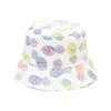 Spring and Summer Cotton Print Bucket Hat Fisherman Hat Outdoor Travel Sun Cap for Men and Women 284
