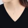 Estelle Official Women's Necklace, 10K White Gold with Diamonds, 0442-0076-0020-0000