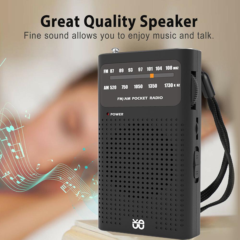 Mini Radio Portatile AM/FM Con Antenna Telescopica - Palmare HiFi Vintage A Batteria