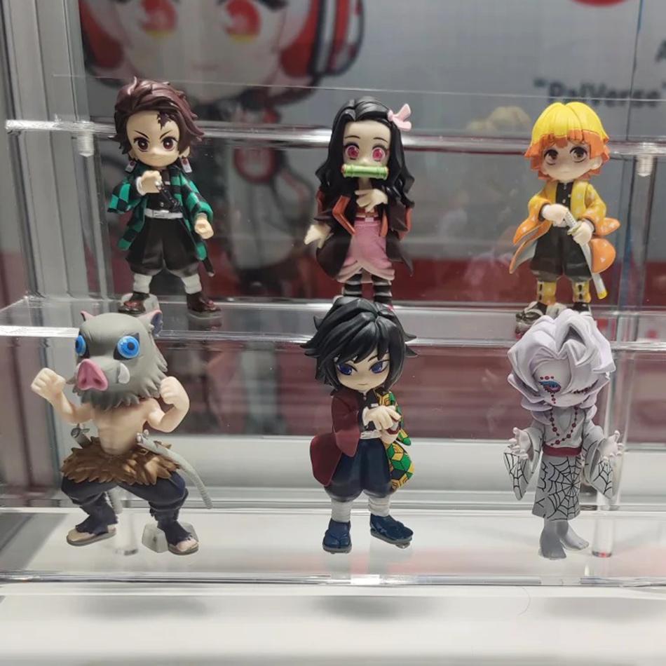 Demon Slayer Tanjiro Kamado Nezuko Anime Cartoon Figure Blind Box Creative Personalized Statue Model Ornament Surprise Gift Box