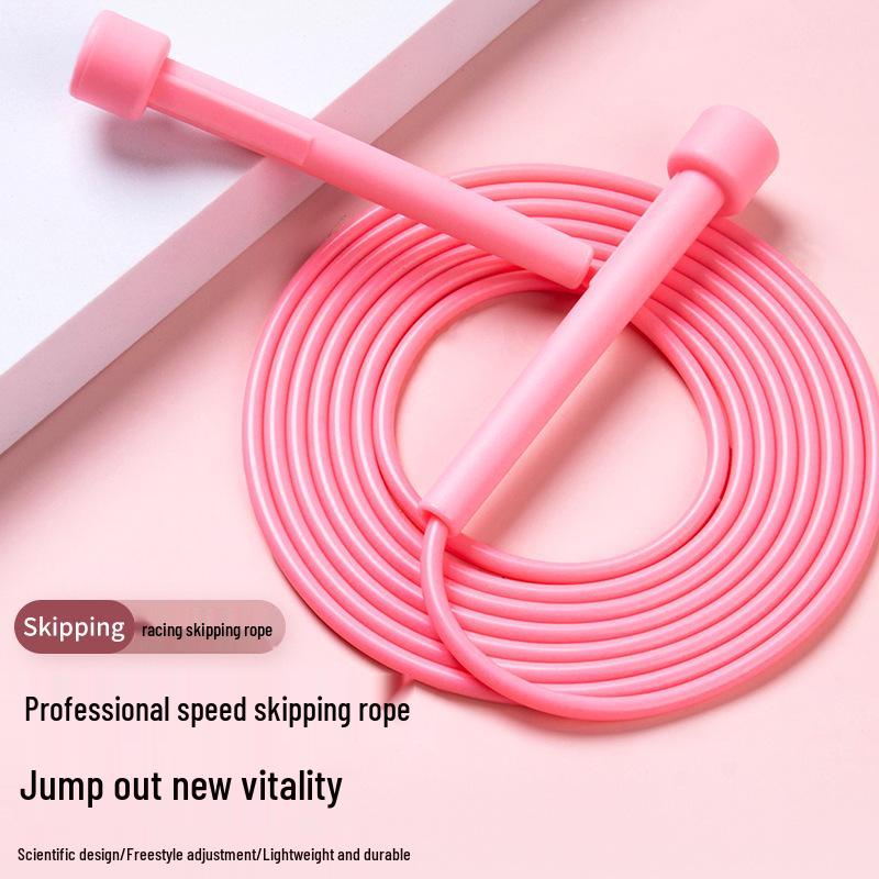 Adjustable Anti-Slip Jump Rope with Pen Holder for Kids' Fitness and Exam Prep