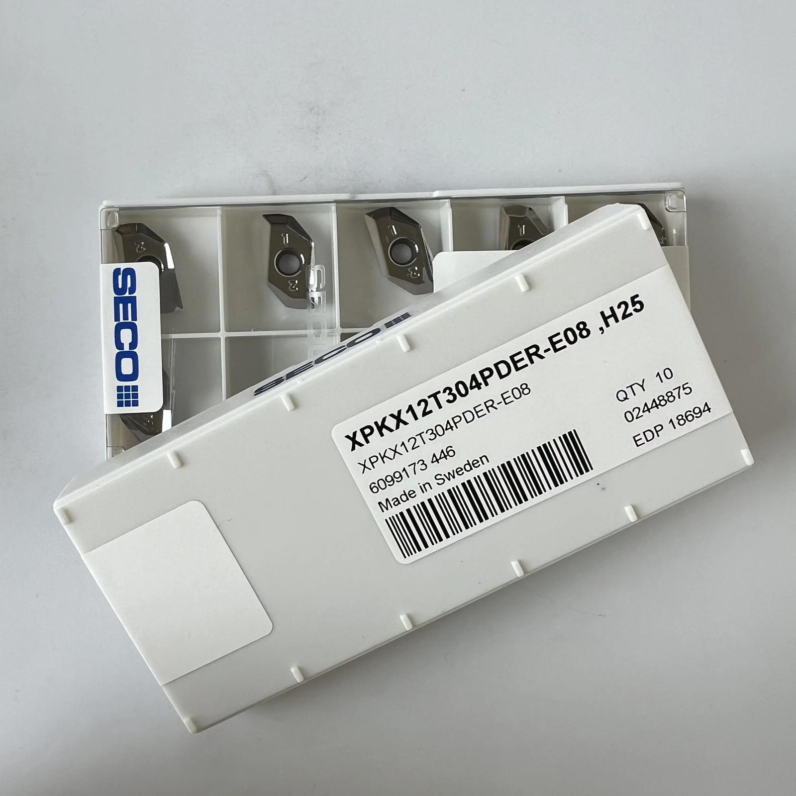 

XPKX12T304PDER-E08, H25 / Industrial indexable Carbide Inserts 10 Pcs