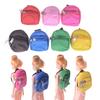 Mochila de muñeca de juguete Adorable, multicolor, minitamaño, juguete para muñecas de 30Cm, 1 ud.