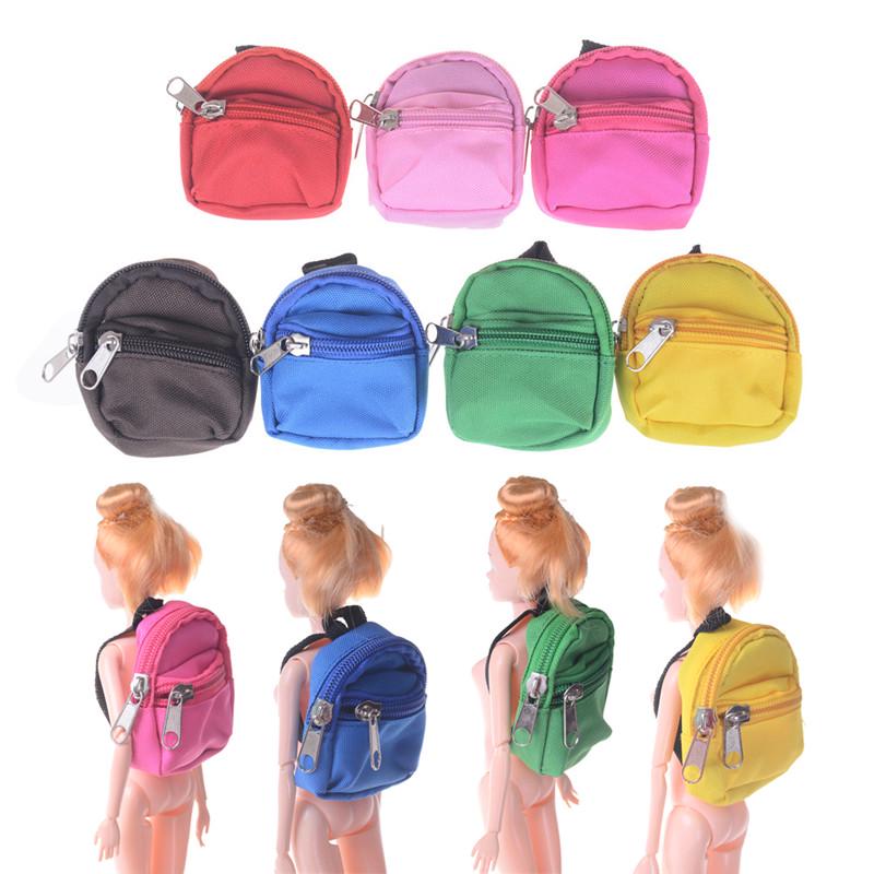 Mochila de muñeca de juguete Adorable, multicolor, minitamaño, juguete para muñecas de 30Cm, 1 ud.