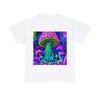 Psychedelic Mushroom T Shirt Art Painting Unisex Adult Nature Tee Rave Hippie