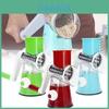 Stylish Blue Manual Food Grater And Vegetable Cutter Compact Multi-purpose Kitchen Tool