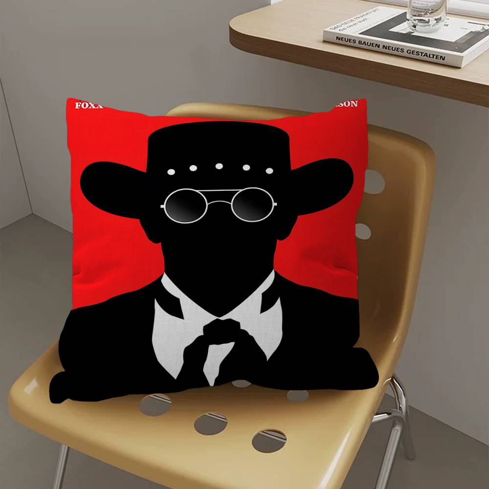 Anime Django Unchained Office Cushion Pillowcase Car Cushion Cover45X45CM Lumbar Pillowcase Sofa Pillowcover