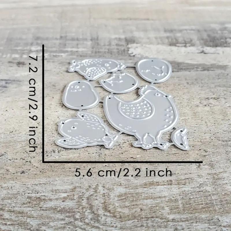 Metal Cutting Dies Easters Chicken Die Cuts Templates Molds Embossing Stencils for Album Scrapbooking Paper Decoration