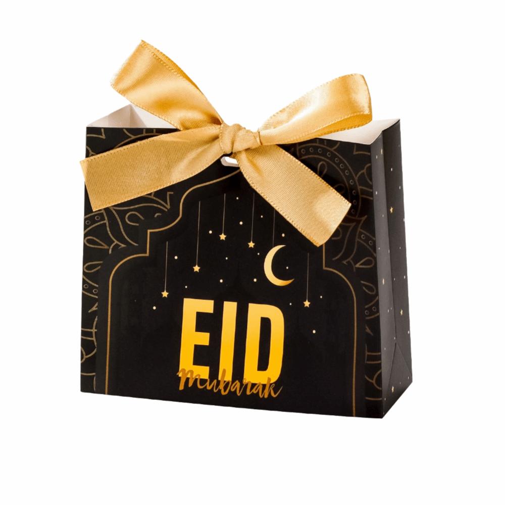 10Pcs Multicolor Eid and Ramadan Gift Boxes Star/Moon Portable Eid Gift Box Simple DIY Gift Packaging Bags