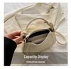 2025 Korean Retro Solid Color Crossbody Handbag - Women's Fashion Square Bag