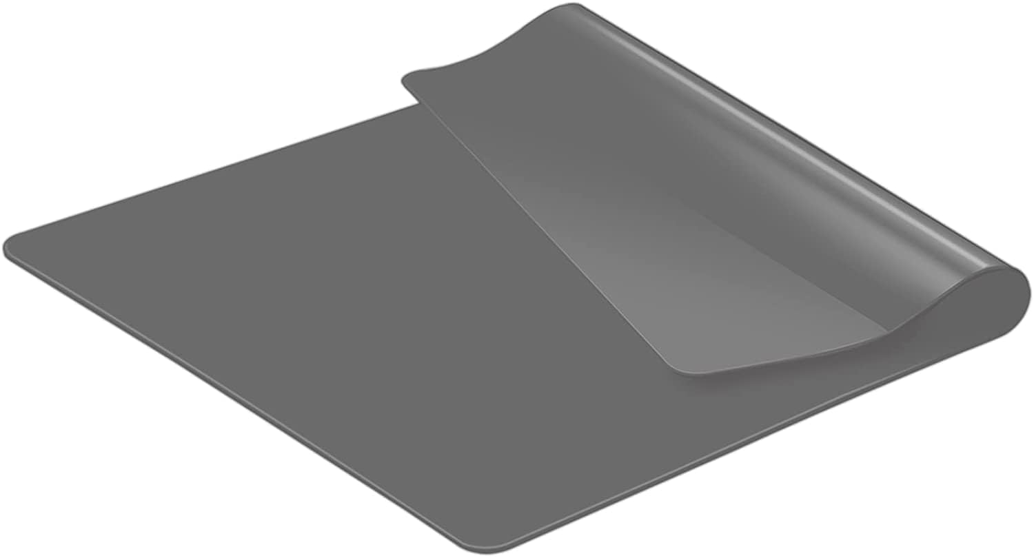 

KR KITCHENRAKU Silicone Kitchen Counter Large Compact for Cooking Placemat, Protector, Gray, 60x80mm, Non-Slip, Scratch-Resistant, Heat-Resistant, серый