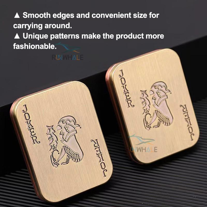 EDC Push Slider Metal Fidget Anti Stress Toys Adultes Finger Spinner Poker Soulage l'anxiété Jouet Portable Pop Magnetic Slider Games