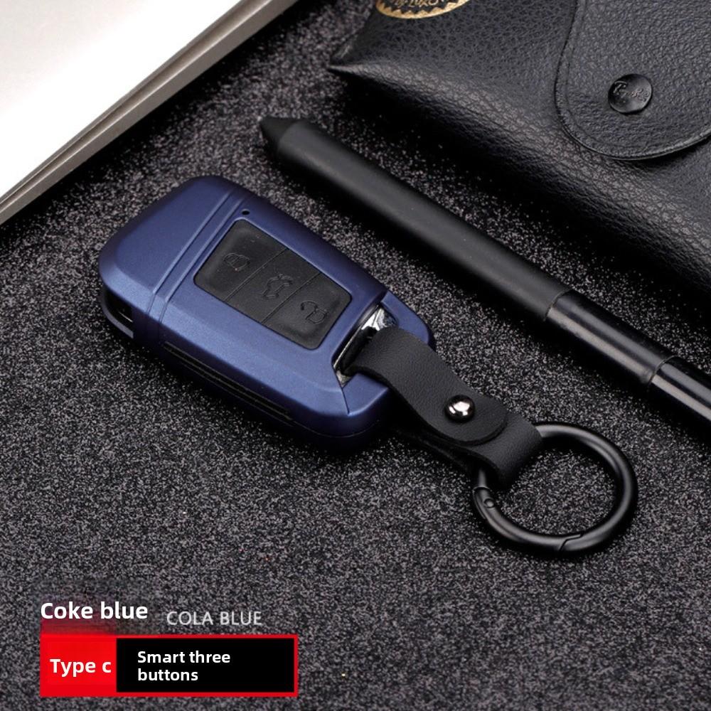 For VW Key Case for Magotan Passat Tiguan L Touareg Golf T-Roc Sagitar Car Keys Holder