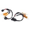 2PCS Load Resistor Adapter 50W 6 Ohm H13 9008 LED Metal for Turn Signals Fog Light