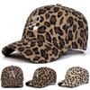 Unisex Leopard Print With Hearts Embroidery Baseball Caps Spring Autumn Outdoor Adjustable Casual Hats Sunscreen Hat Sports Cap