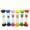 6pcs Colorful Hourglass Timer Set,6 Vibrant Colors Classroom Game Clock for Montessori Learning and Educational Activities