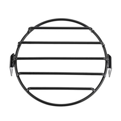 6.5\" Motorcycle Side Mount Headlight Round Grill Cover Mask for Cruiser Chopper Cafe Racer