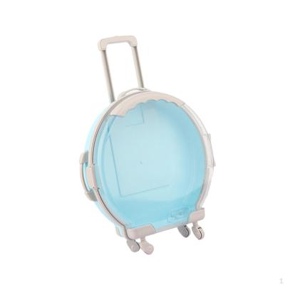 Adorable Doll Travel Case for 18" - Miniature Suitcase with Openable Design