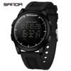 Sanda Luminous Men's Multifunctional Waterproof Digital Watch with Stopwatch and Alarm Clock  