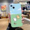 Line Puppy Cute Maltese Phone Case For iPhone 16,15,14,13,12,11 Pro,Max,Plus,X,XS,XR,SE,Mini Transparent Silicone Soft