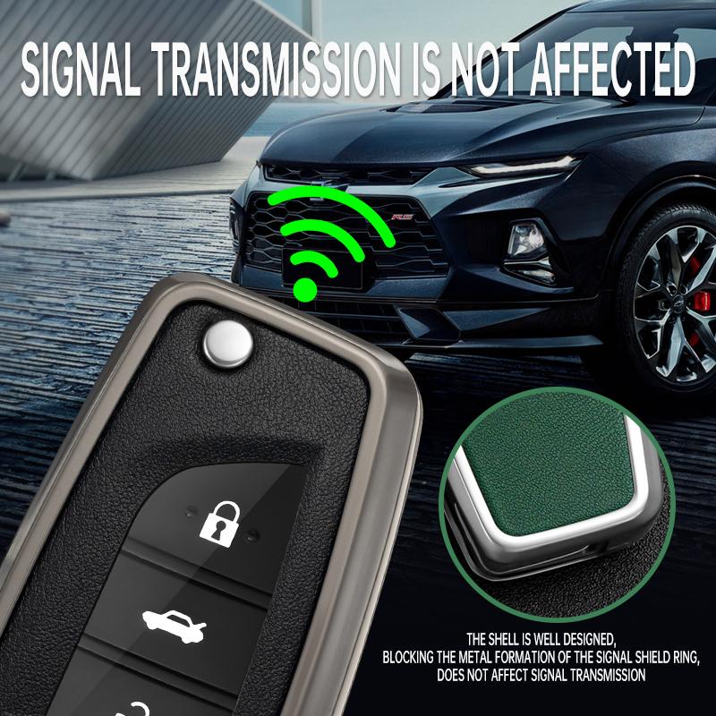 Beschermhoes voor Autosleutel Afstandsbediening Sleuteletui voor Toyota Yaris Rav4 Highlander Auris Avensis Aygo Scion TC IM 2015 2016