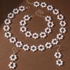 European & American Cross-border French Elegant Retro Pearl Necklace & Bracelet Set