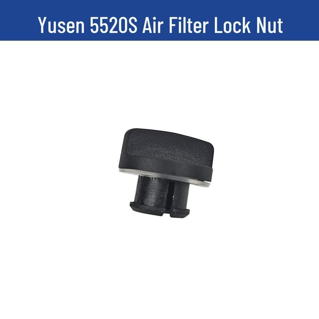 Yusen Chainsaw 5520 Parts: Cylinder, Carburetor, Clutch, Drive Disc, Pull Starter, Ignition Coil, Air Filter.