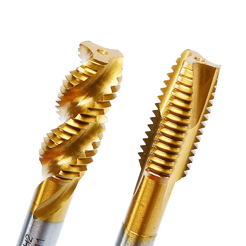 High-Quality Titanium Spiral Flute Taper Tap (M3-M24) for Blind Holes