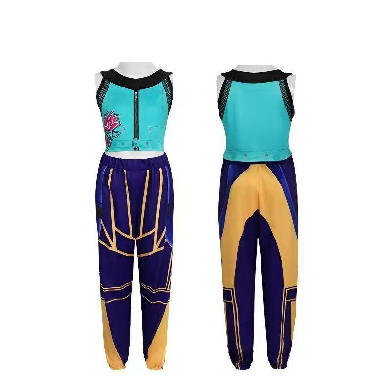 

New witch hunting group Rumi Zoe Mira clothes Korean Wave girl group K-POP anime costumes for children 160