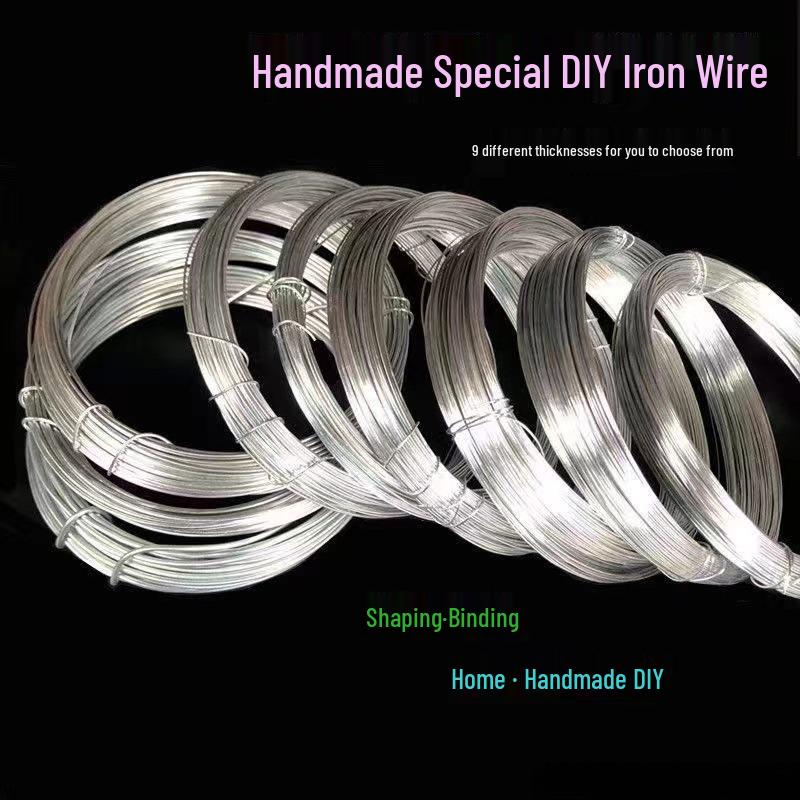 DIY Handmade Floral Binding Wire for Sculpting - Soft Iron Wire for Clay Sculpture and Flower Arrangements, Compact Roll.