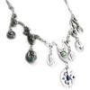 Les Trésors De Lily [D8951] - Designer Necklace 'Memories of the Past' Turquoise Silver