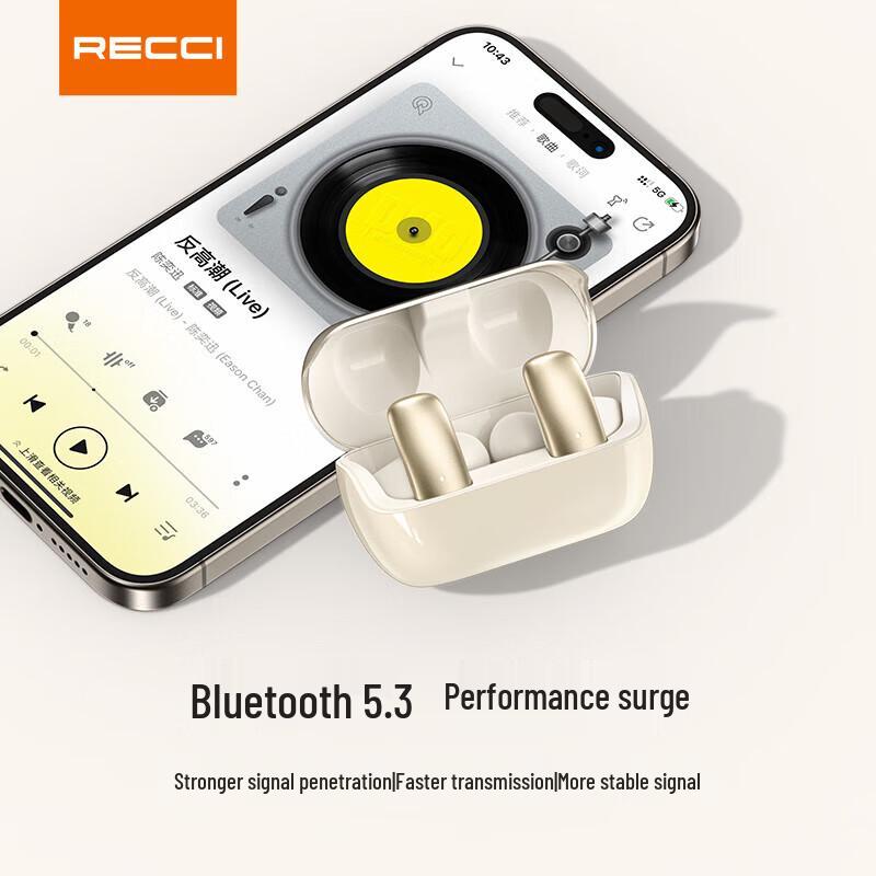 Recci Wireless Bluetooth Earbuds with ENC Noise Cancellation