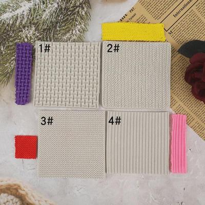 Braided Wool Texture Silicone Mold for Fondant, Cake, and Clay Decoration