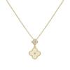 Four Leaf Grass Trendy and Stylish Charm Pendant with Collarbone Chain, Party Accessories, the Best Gift