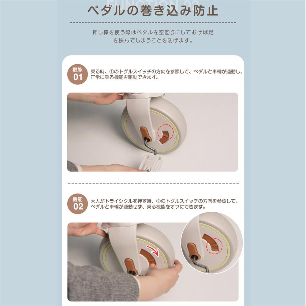 BTM Folding Tricycle for for Ages with Swivel Leaf Green 7-in-1 Kids, Push-and-Play, 7-Way, 1-3, Seat,