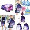 Stylish And Spacious Women Girl Galaxy Starry Backpack For School And Travel