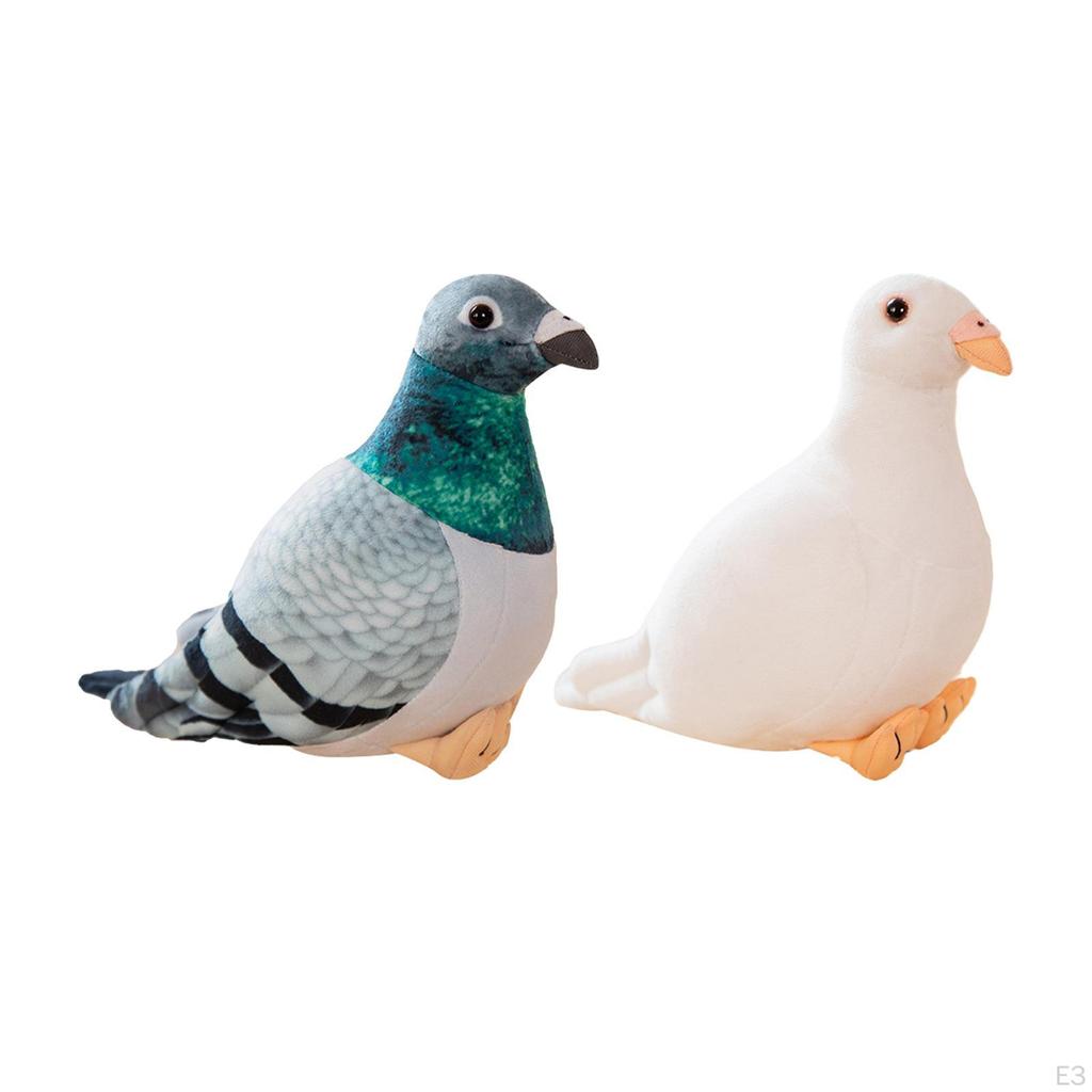 Bird Stuffed Animal Realistic Pigeon Plush Toy Doll Unique Soft Room Decoration Boys Girl Toys for