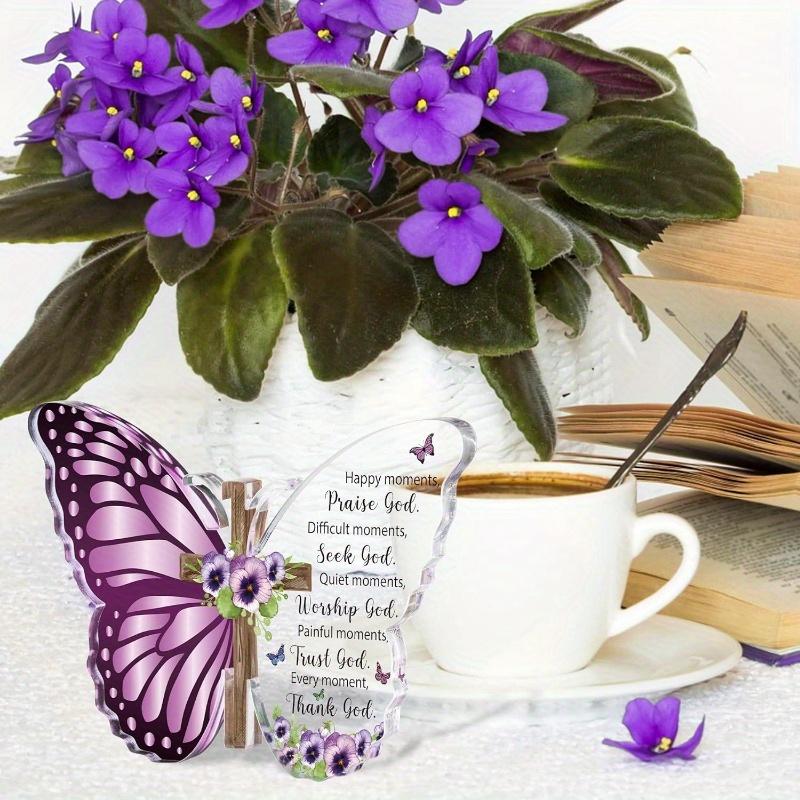 "Praise God" Butterfly Scripture - Inspirational Christian Keepsake with Photography Utility
